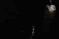 Les Carnets du sous-sol de Dostoïevski|L'acteur Yann Karaquillo et &nbsp;moulage en résine 315 X 90 X 45 cm<div>© photo Franck Roncière</div>